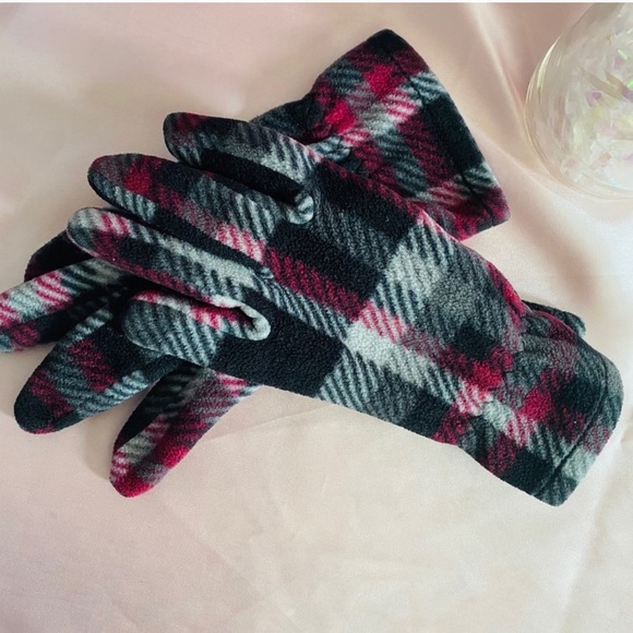 Plaid gloves - Picture 2 of 4